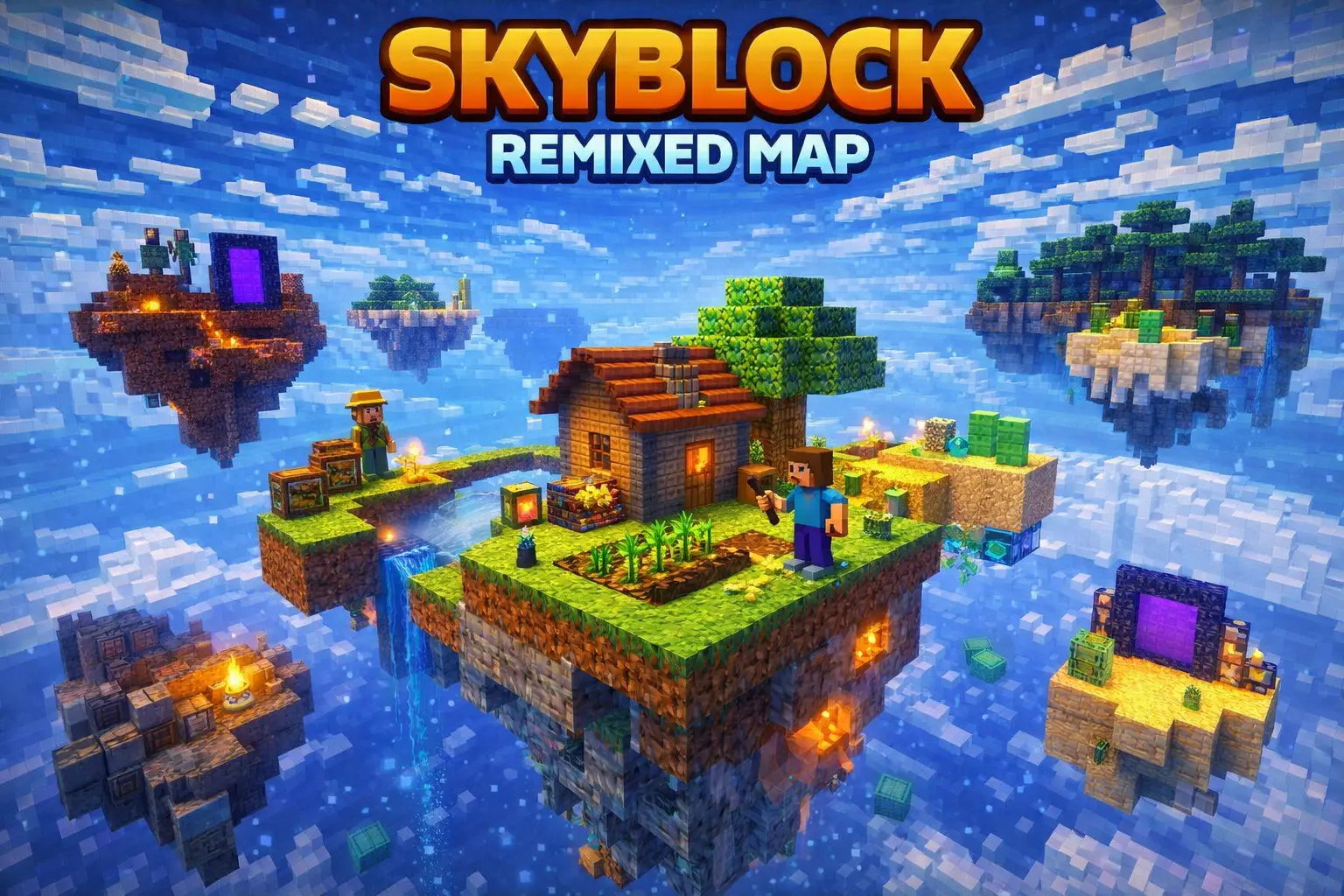skyblock remixed map thumbnail