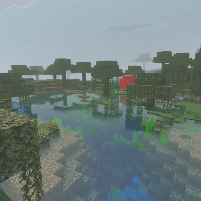 swamp world infinite biome map screenshot