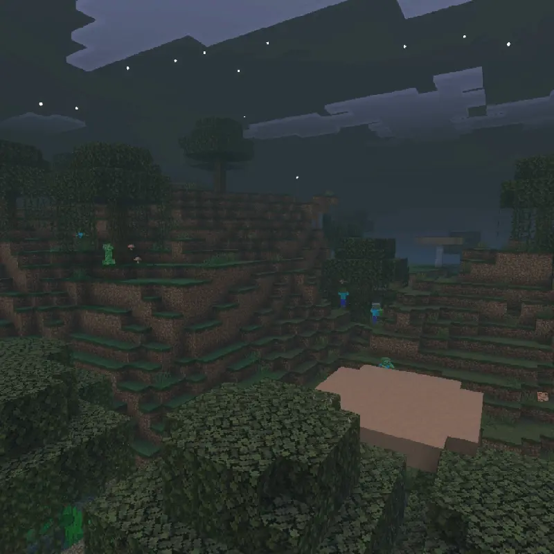 swamp world infinite biome map screenshot