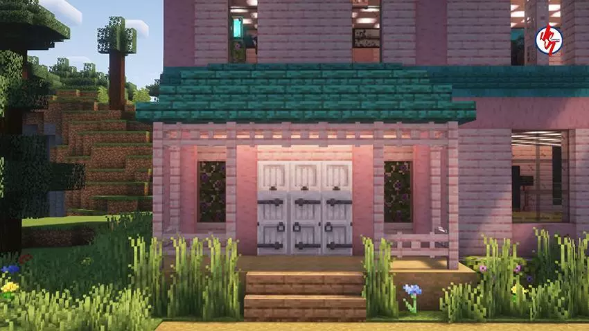 survival pink house map screenshot
