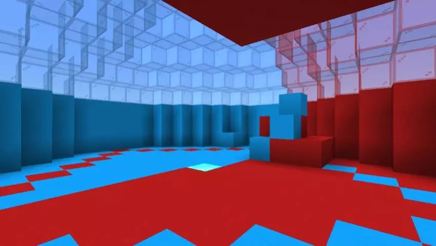 lucky block race for 2 players map screenshot