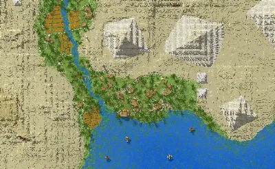 ancient egypt exploration map screenshot
