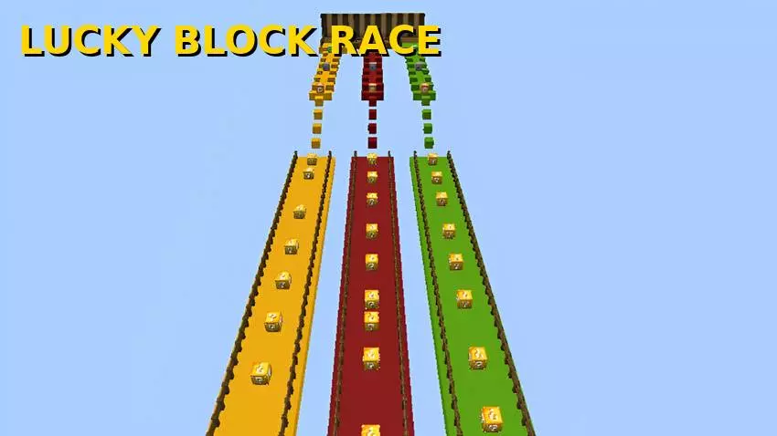 lucky block race trio map screenshot