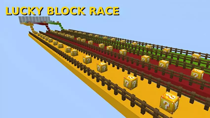 lucky block race trio map screenshot