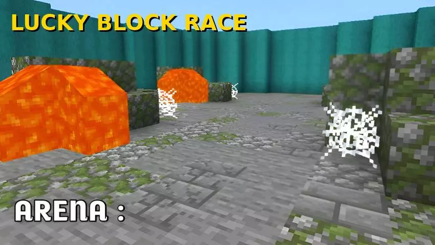 lucky block race trio map screenshot