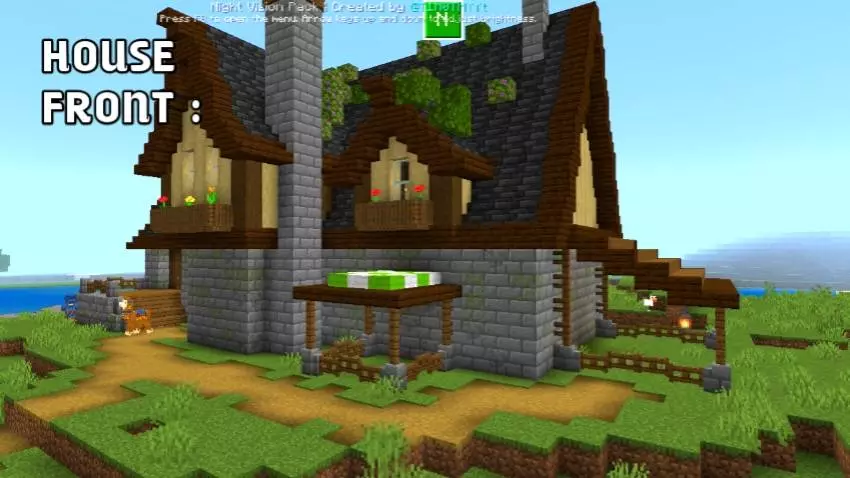 two survival houses map screenshot