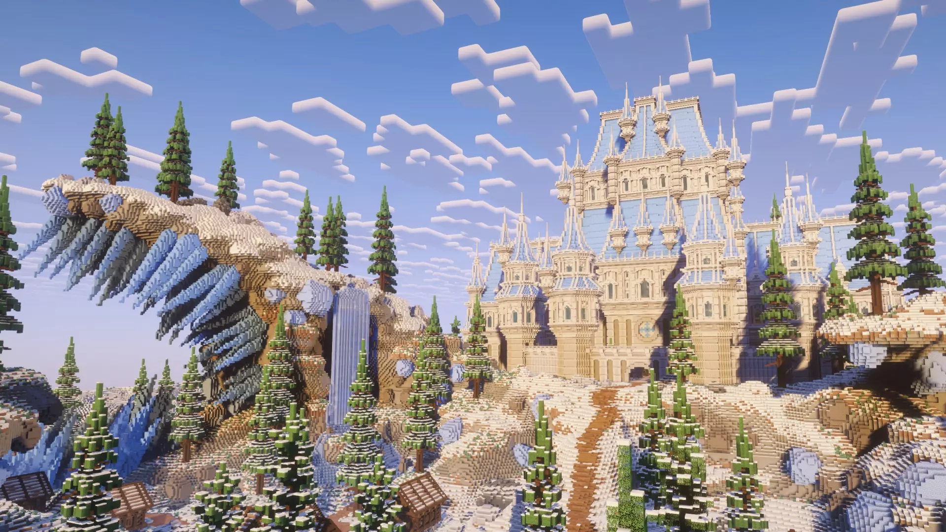 ice castle survival spawn map screenshot
