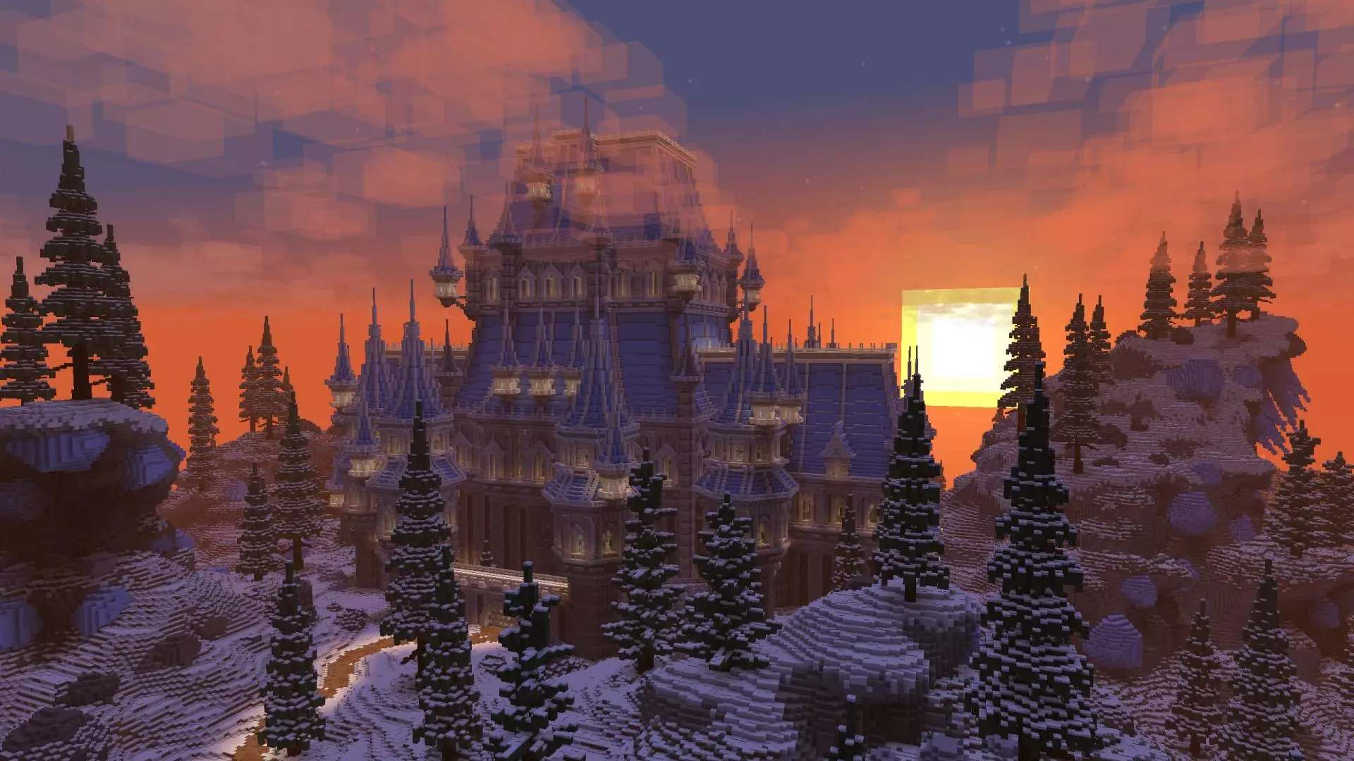 ice castle survival spawn map screenshot