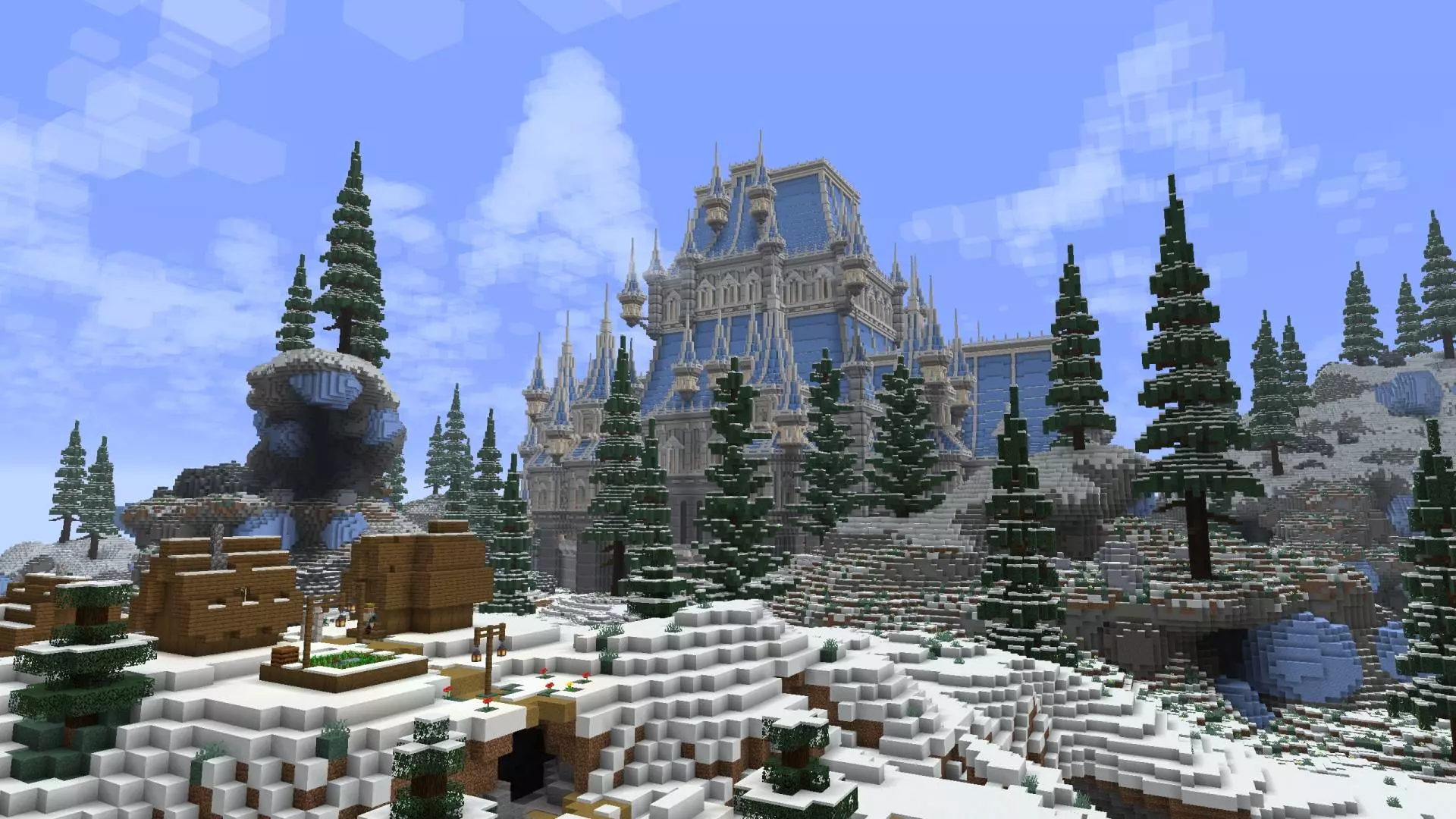 ice castle survival spawn map screenshot