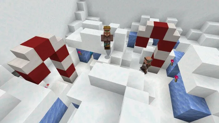 find the button challenge christmas special map screenshot