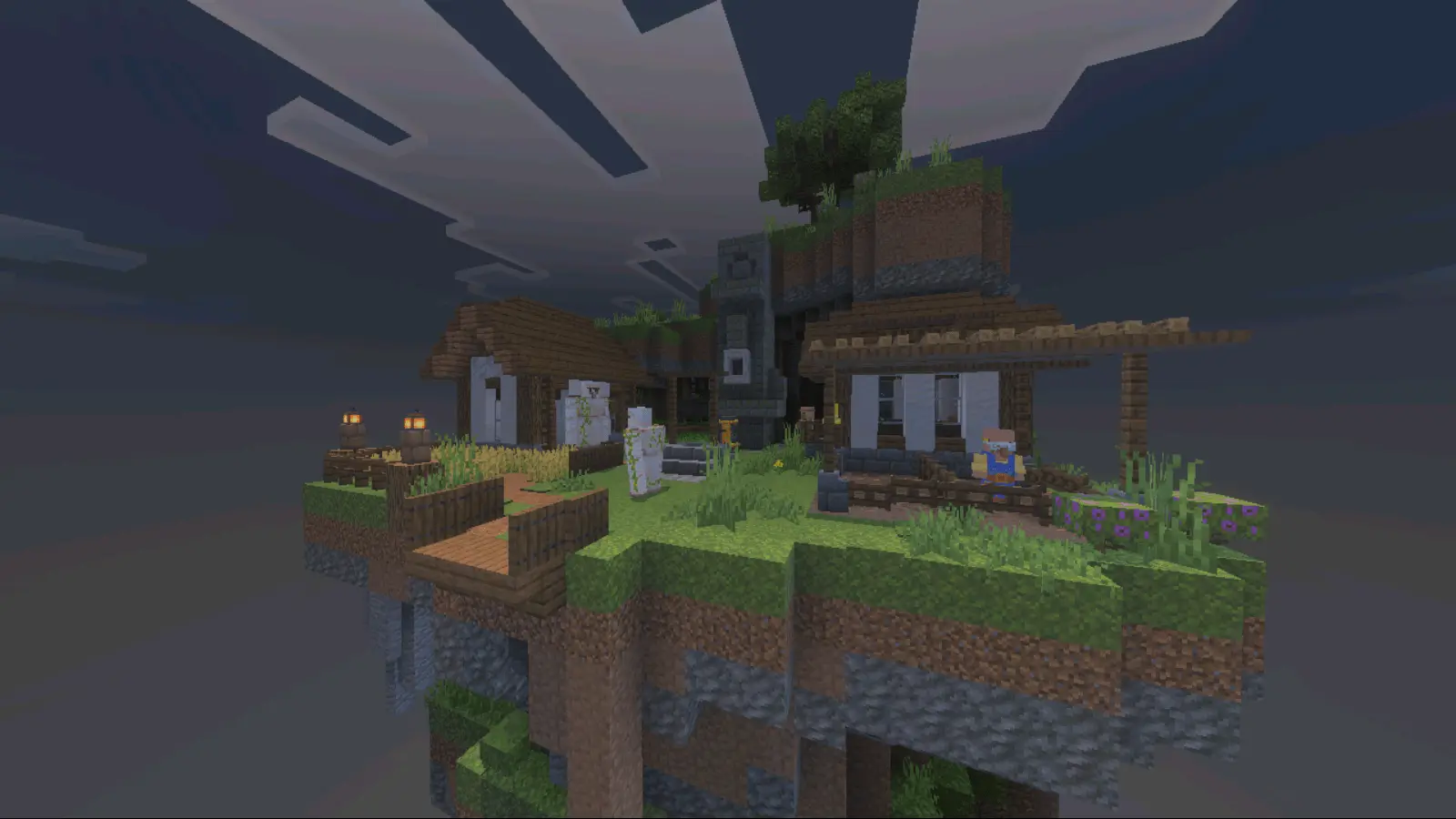 infinity skyblock map screenshot