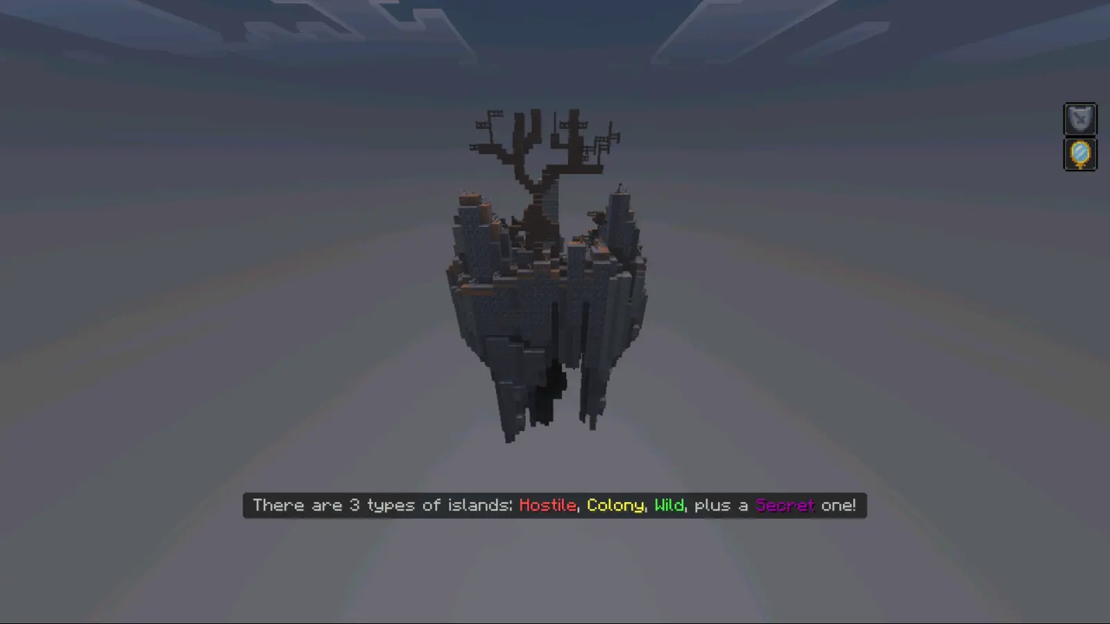 infinity skyblock map screenshot