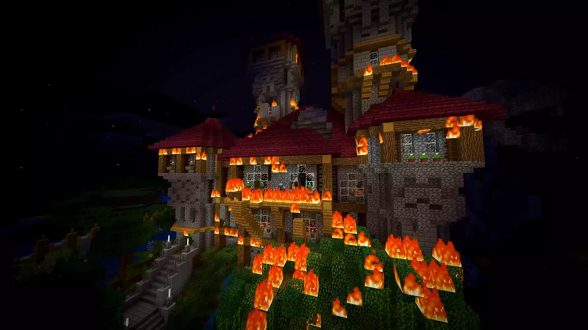 dragon mounts medieval village map screenshot