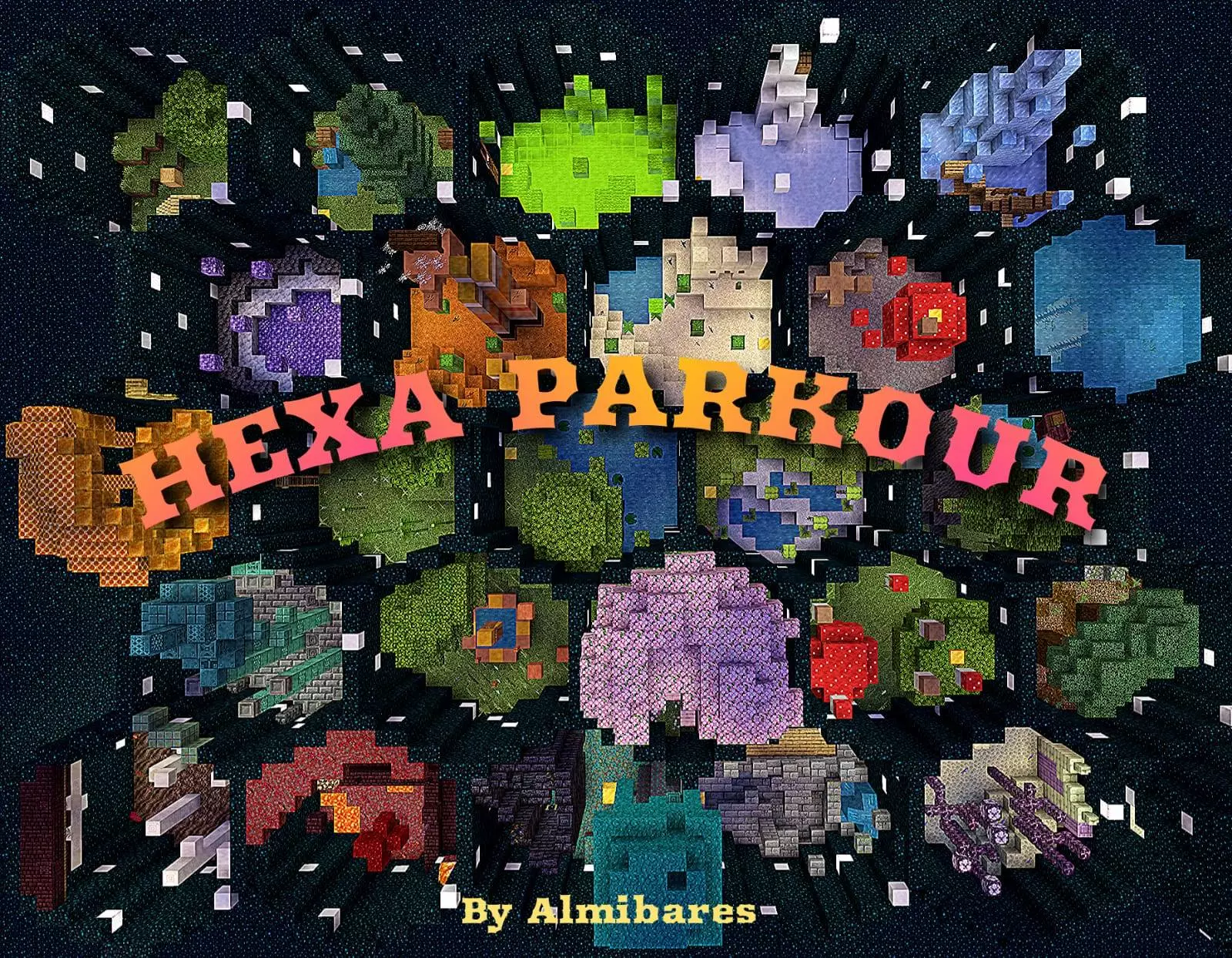 quiet night hexa parkour map thumbnail