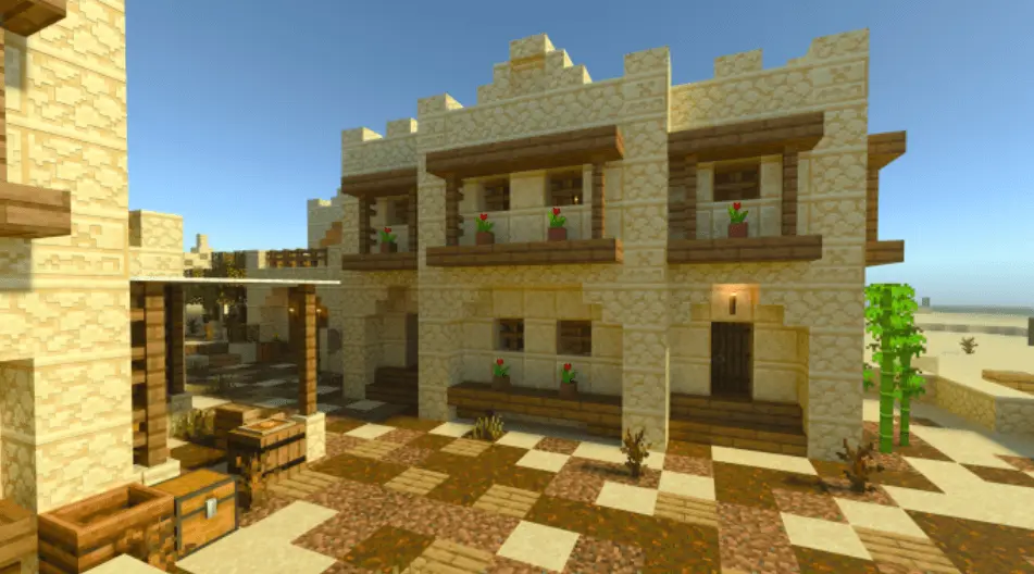 desert village map screenshot