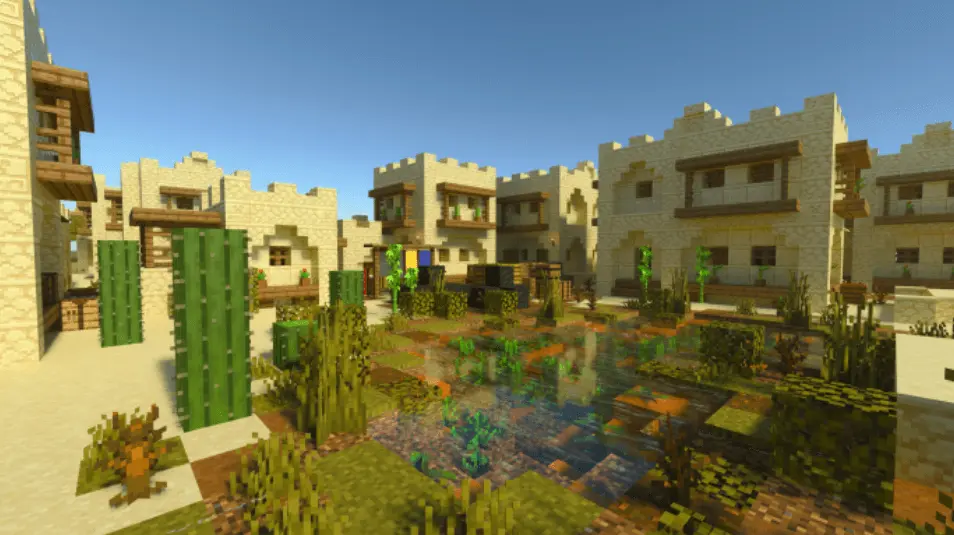 desert village map screenshot