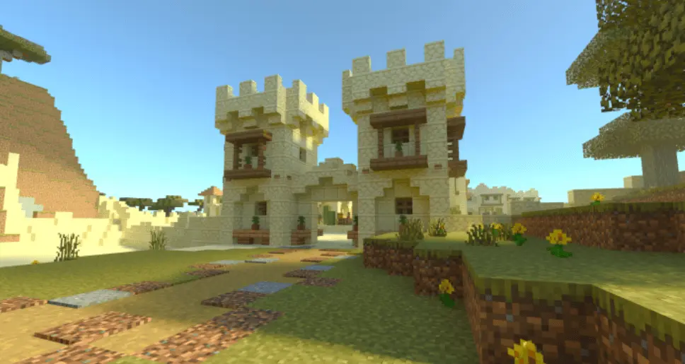desert village map screenshot