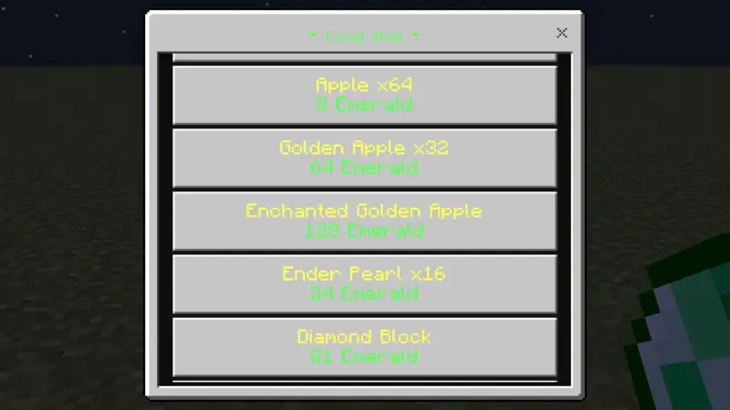 Cloud Shop Addon screenshot 3