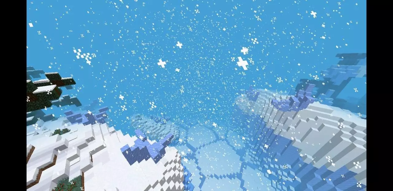 snow biome survival map screenshot