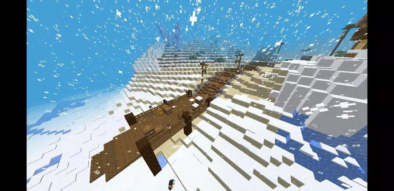 snow biome survival map screenshot