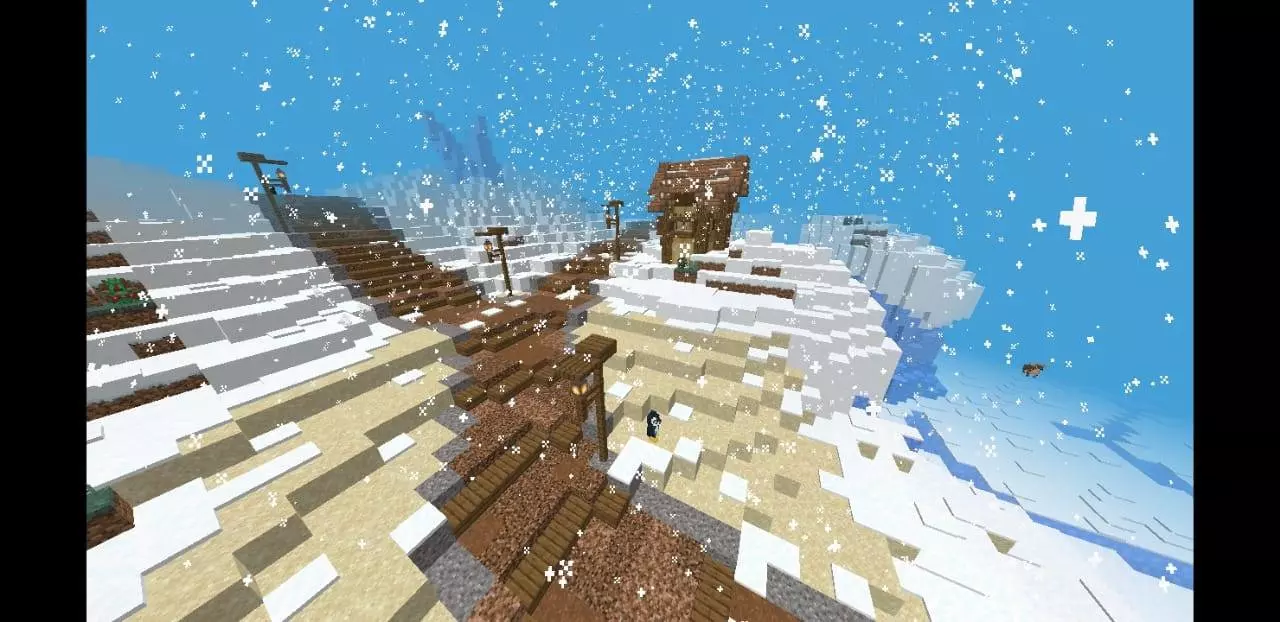 snow biome survival map screenshot