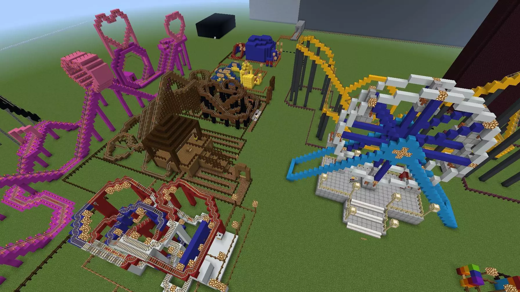 aj land roller coaster town map screenshot
