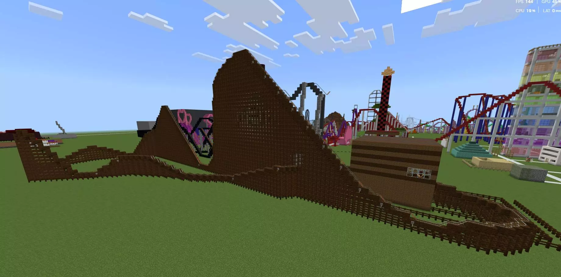 aj land roller coaster town map screenshot