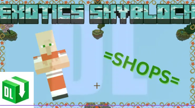 exotics skyblock map screenshot