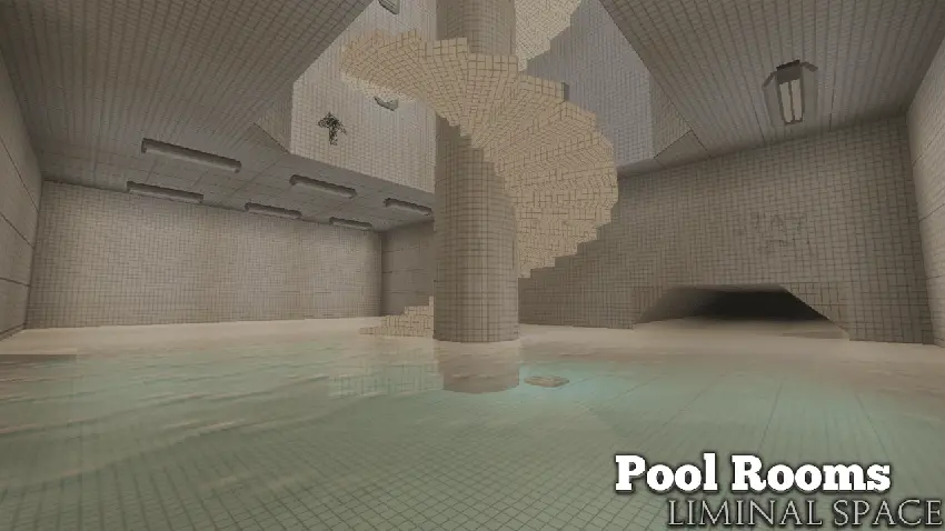 pool rooms liminal space map screenshot