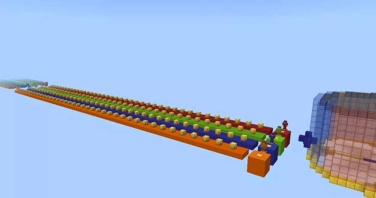 lucky block race pro map screenshot