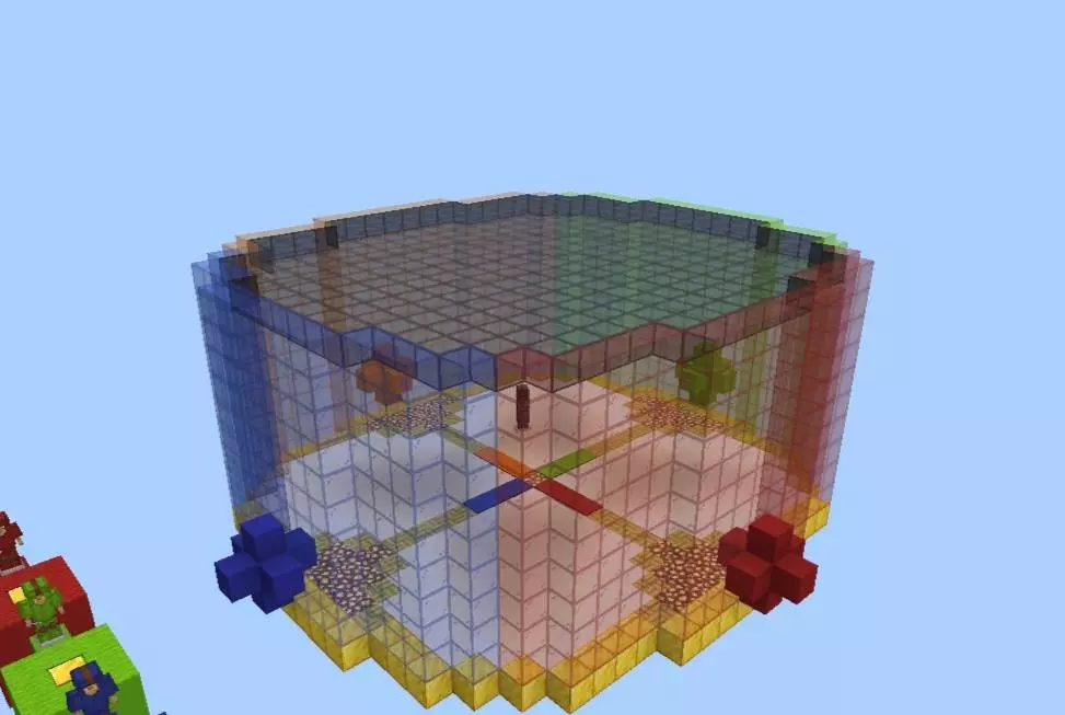 lucky block race pro map screenshot