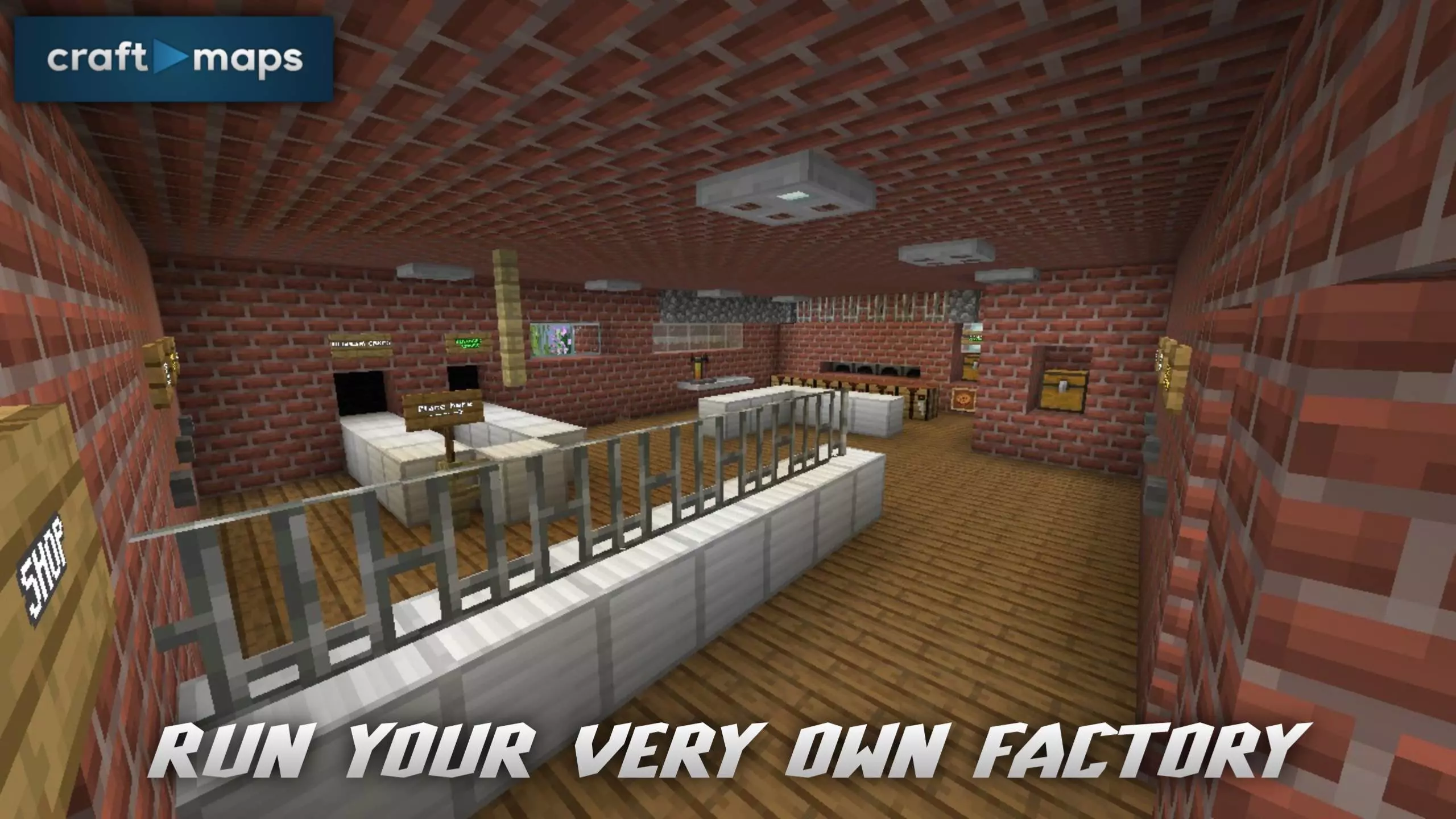 craftmaps cakefactory map screenshot
