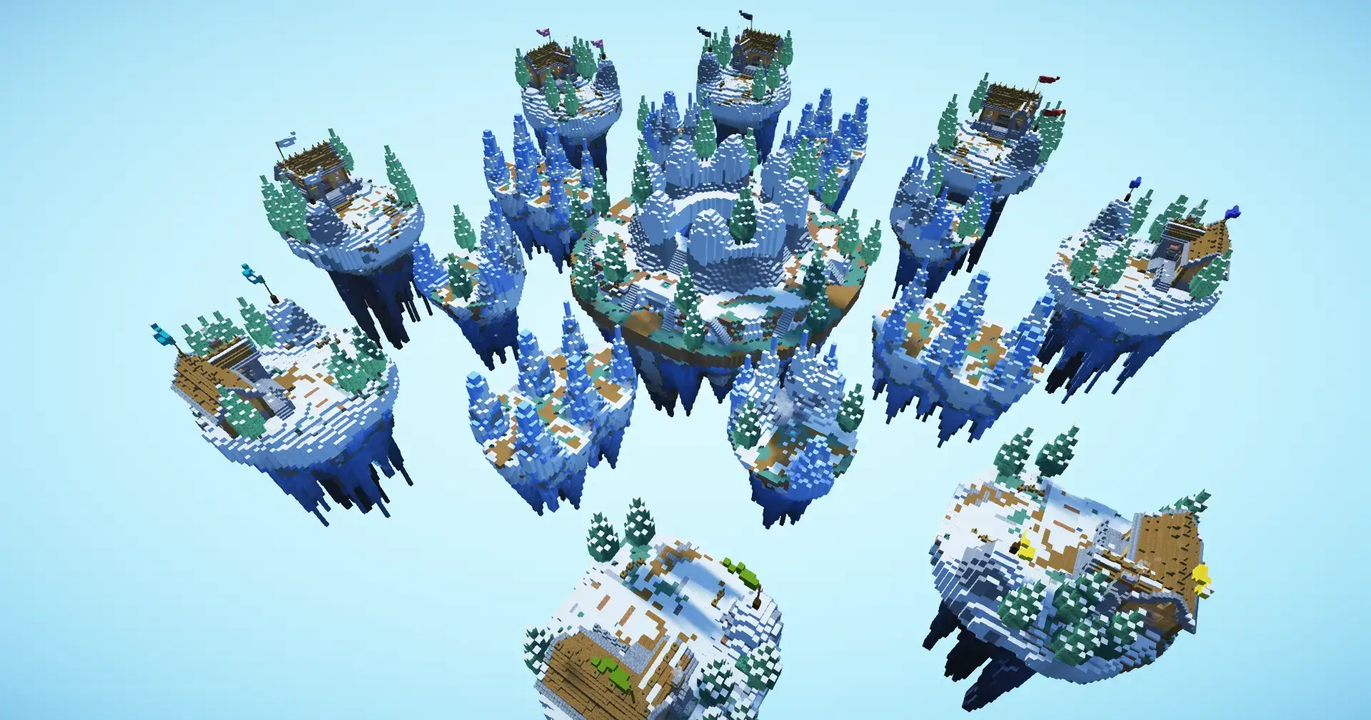 Enhanced Bed Wars - Arena #4 Map pic 4