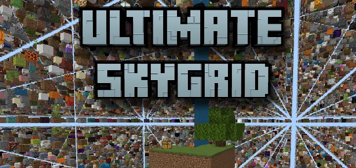 ultimate skygrid skyblock map thumbnail