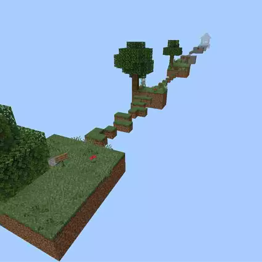 the world parkour map screenshot