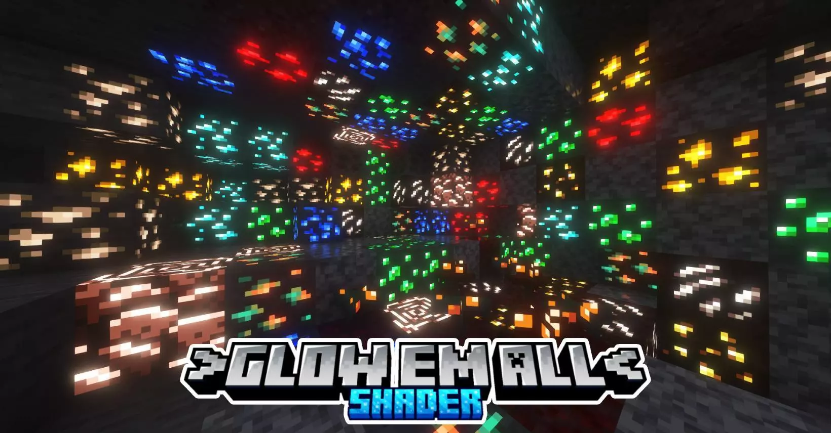 Glow Em All Shader | Glowing Ores thumbnail