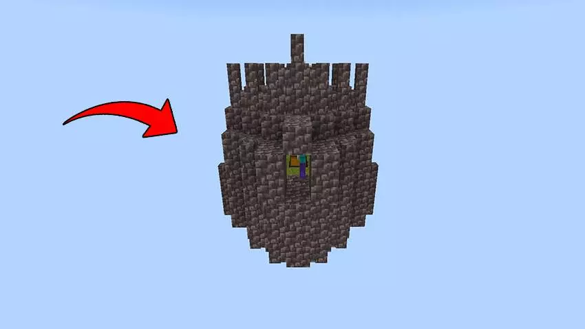 straight line skyblock map screenshot
