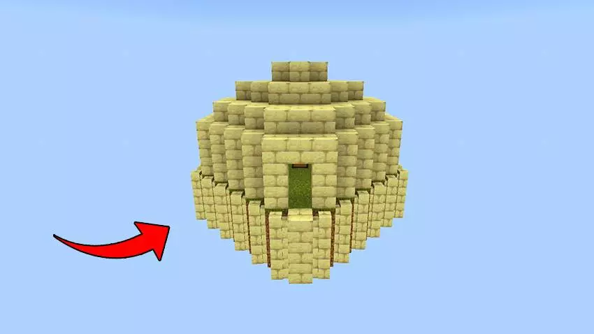 straight line skyblock map screenshot