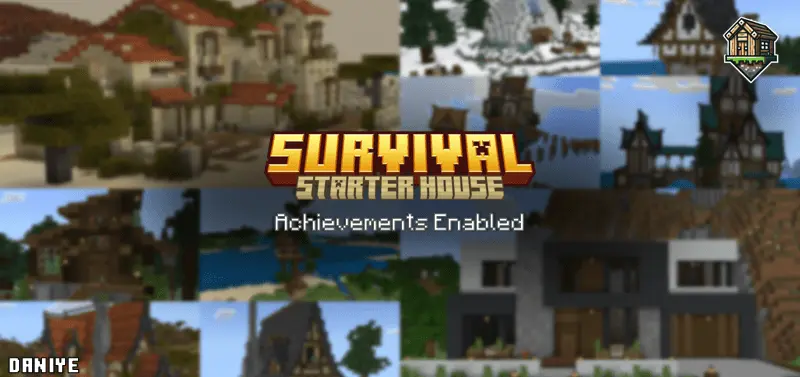 survival starter house bedrock edition map thumbnail