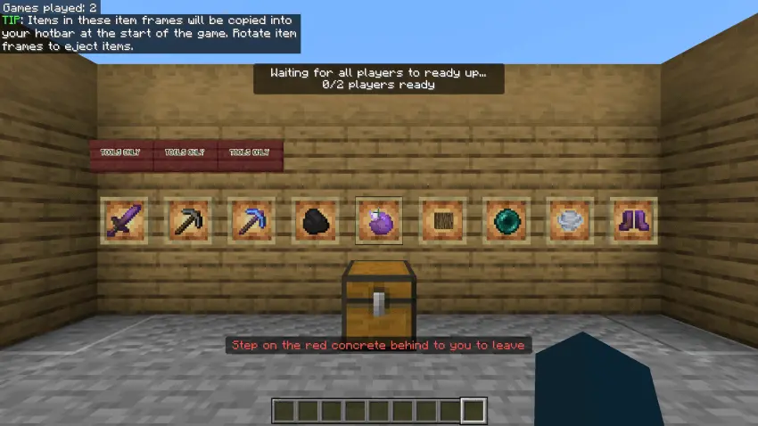 panorama item rush map screenshot